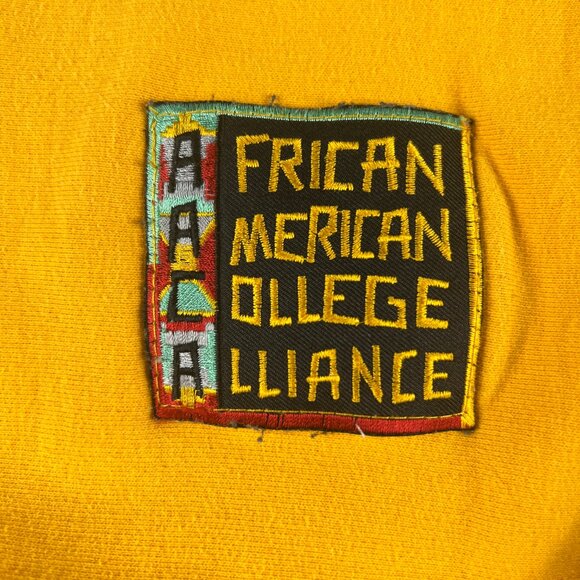 AACA Retro Grambling State Tigers Sweatshirt Extra Large Black & Yellow Hoodie - Picture 2 of 16